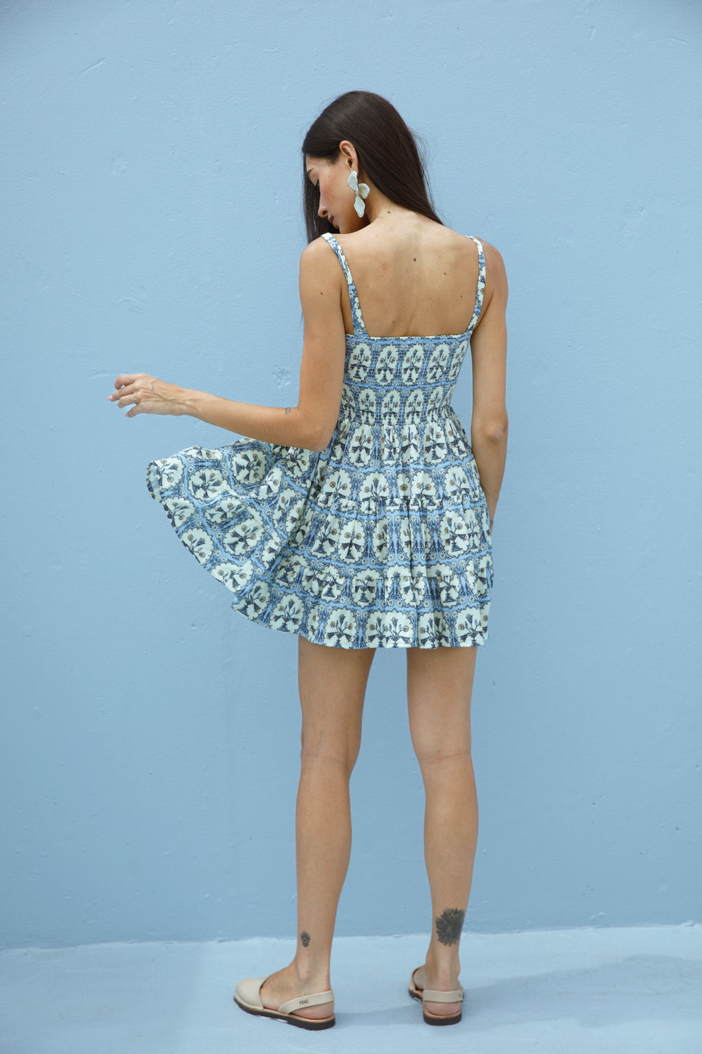 Sianna Dress Ice Tiles