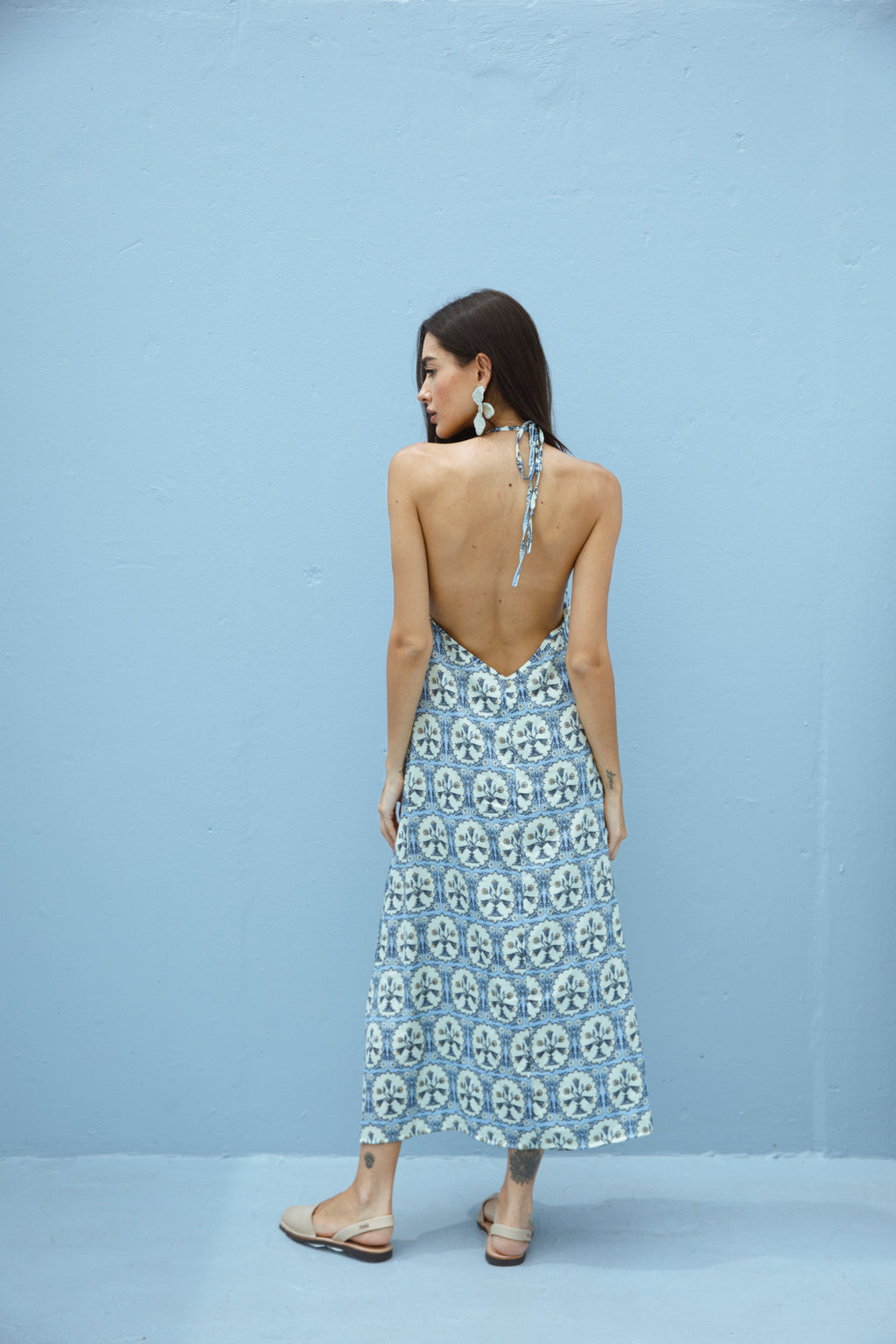 Fianna Dress Ice Tiles