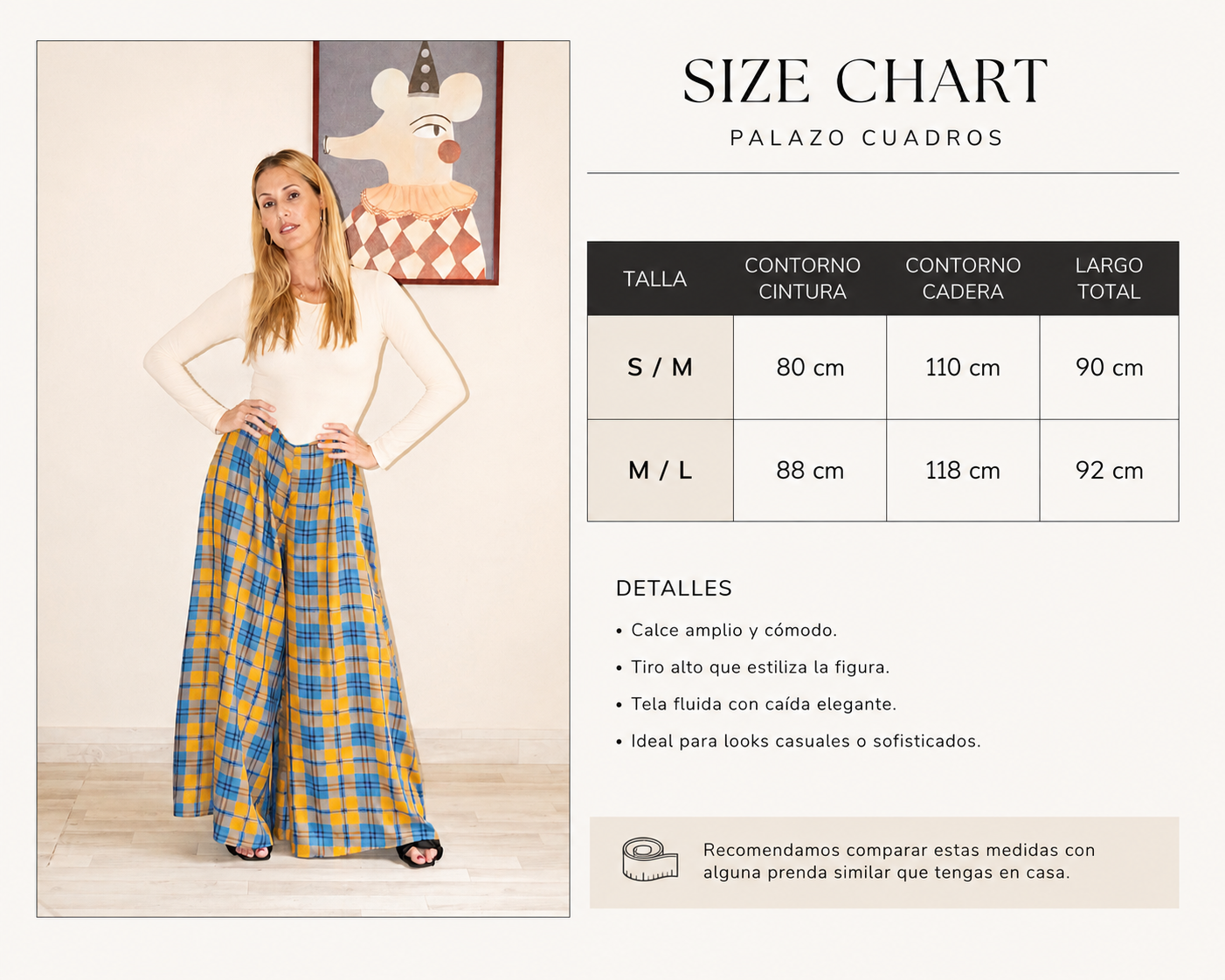Palazo Plaid Yellow