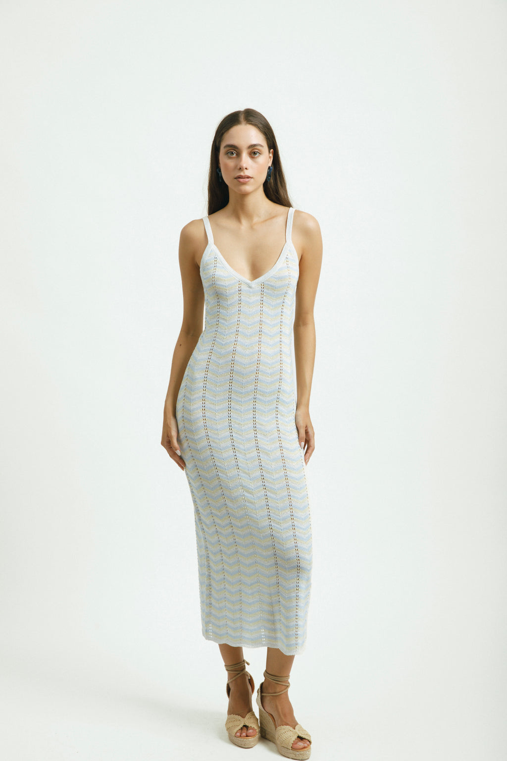 Vestido Tejijdo Aqcuara Ice Melt