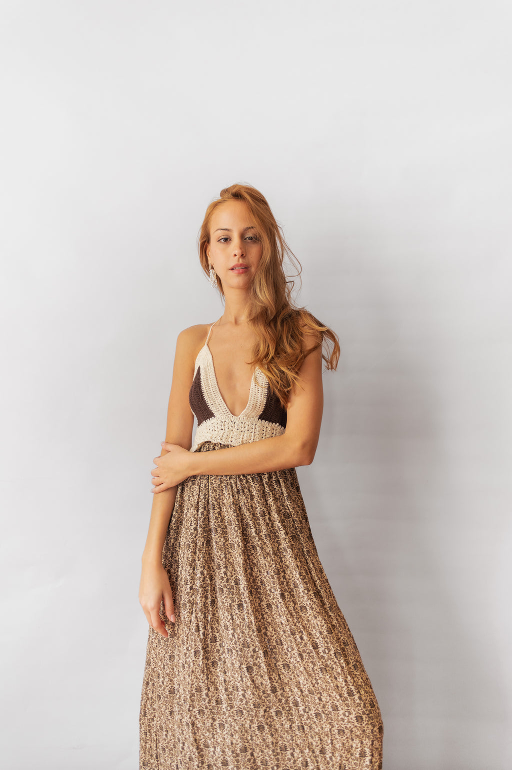 Vestido Laina Coffee Dress