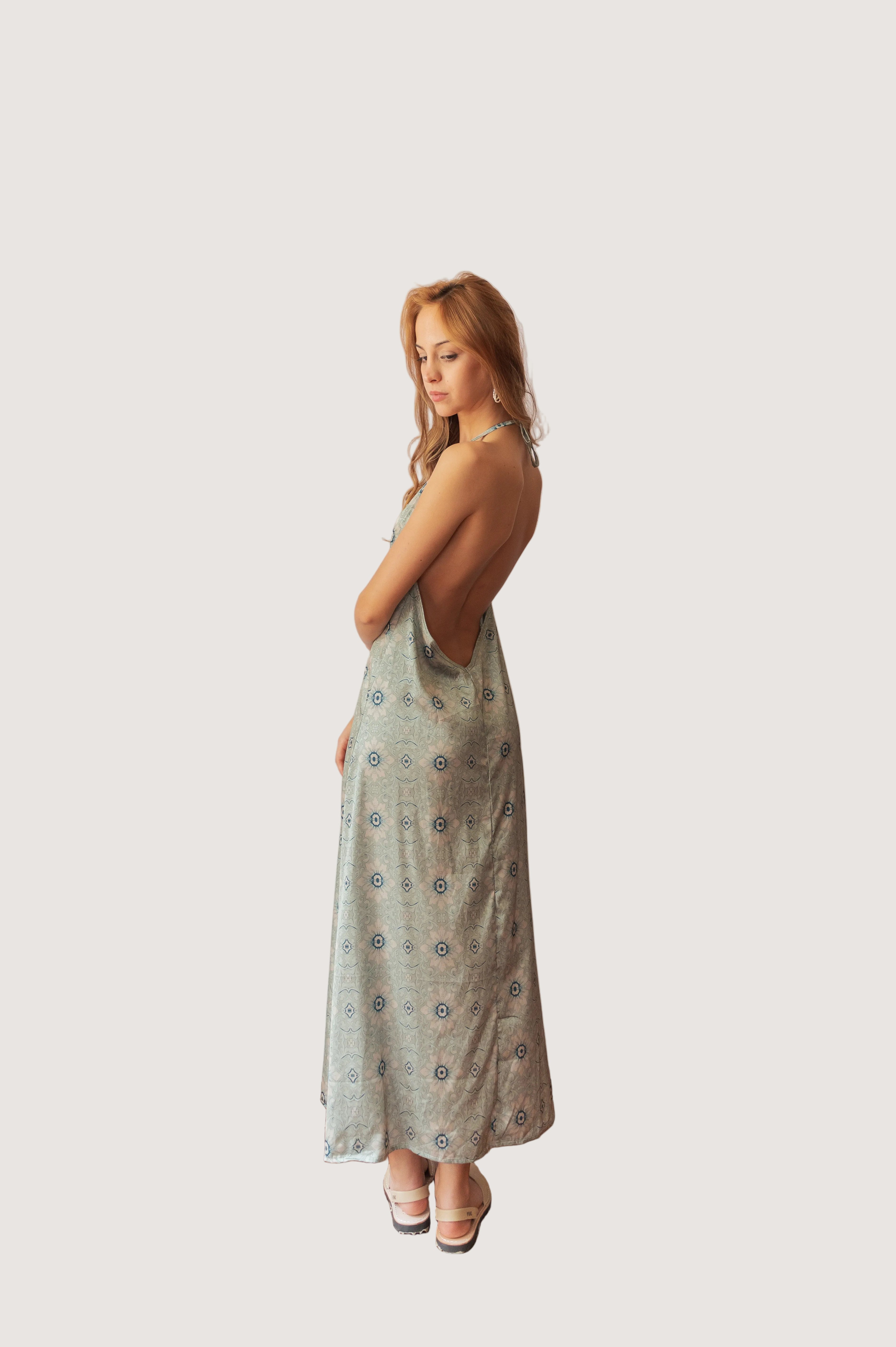 Fianna Aqua Tiles Dress